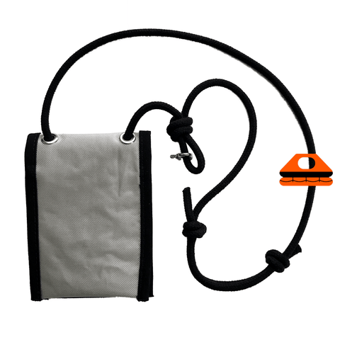 BOLSO-FUNDA PARA MÓVIL PROA PLATA/AMARILLO.