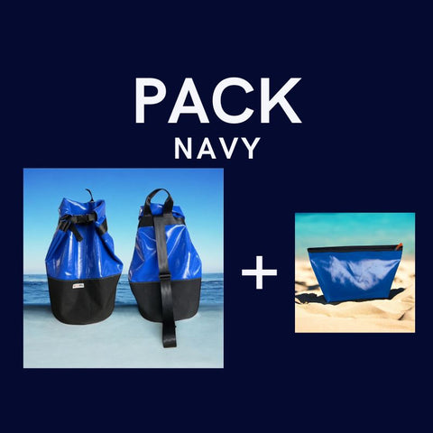 PACK NAVY. PETATE JUMBO MAS NECESER