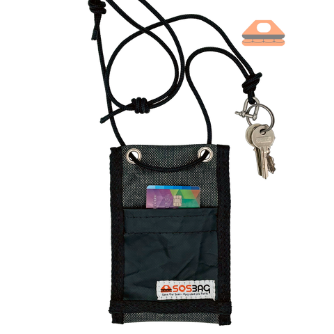 BOLSO-FUNDA PARA MÓVIL PROA GRIS.