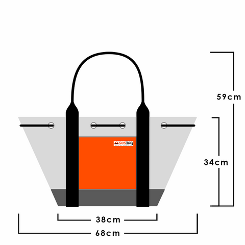 BOLSA TOTEBAG SOSTENIBLE PARA PLAYA MÁRMARA.